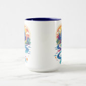 Mug Pics Sunlit et rivière Flower (Centre)