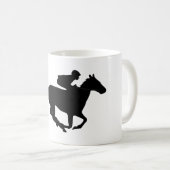 Mug Pictogramme de course hippique (Devant droit)