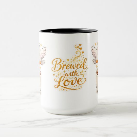 Mug Pidgy's Coffee Glitter v1 (Centre)