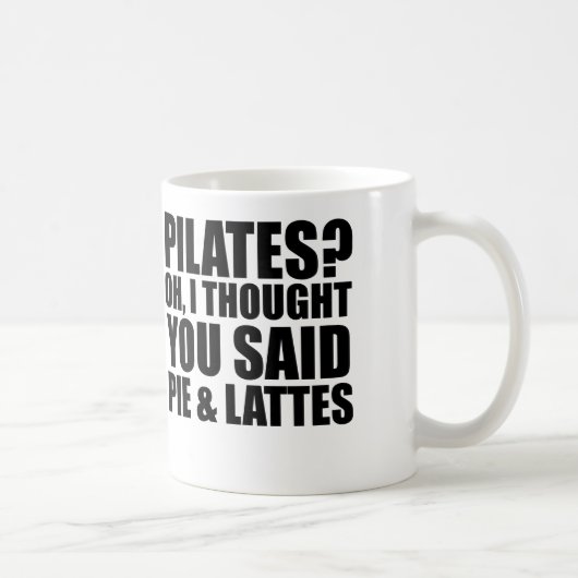 Mug pie pilates et lattes (Droite)