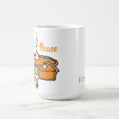 Mug Pie S'Il Vous Plaît Thanksgiving Theme Musique Cit (Centre)
