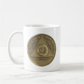 Mug Pièce commémorative 41 ans de sobriété Joyeux Anni (Gauche)