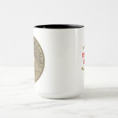 Mug Pièce commémorative de sobriété de 36 ans NOM PERS (Centre)