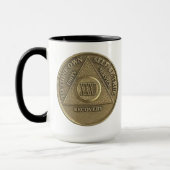 Mug Pièce commémorative de sobriété sur mesure de 31 a (Gauche)
