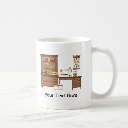 Mug Pièce de couture 1 (personnalisable) (Droite)