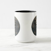 Mug Pièce de crâne 3D ancienne (Centre)