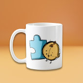 Mug Pièce de puzzle Oiseau mignon