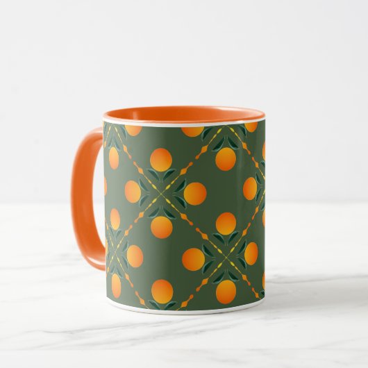 Mug Pièce en surface d'agrumes (Devant gauche)