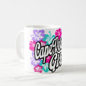 Mug Pièce en t cap-verdienne de fille (Devant gauche)