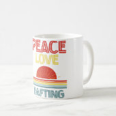 Mug Piece Love Rafting Funny (Devant droit)