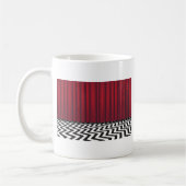 Mug Pièce noire de rouge de loge (Gauche)
