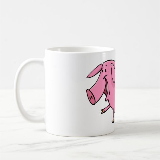 Mug Pièce rose gras (Gauche)