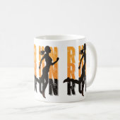 Mug Pièce Silhouette fille (Devant droit)