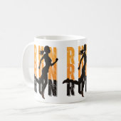 Mug Pièce Silhouette fille (Devant gauche)