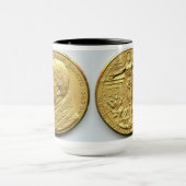 MUG PIÈCES DE MONNAIE DE PAPE JEAN PAUL II (Centre)