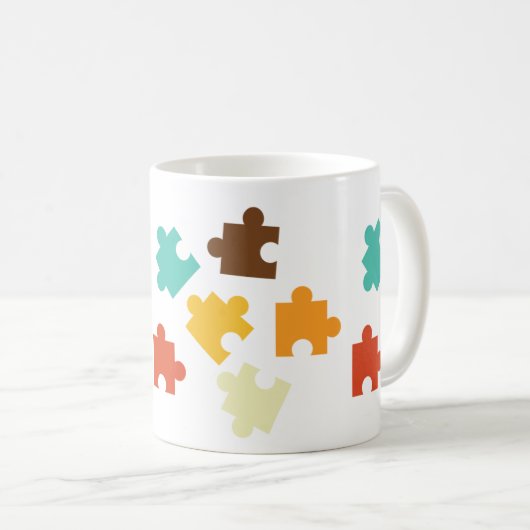 Mug Pièces de puzzle (Devant droit)