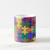Mug pièces de puzzle couleur (Centre)
