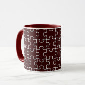 Mug pièces de puzzle couleur (Devant gauche)
