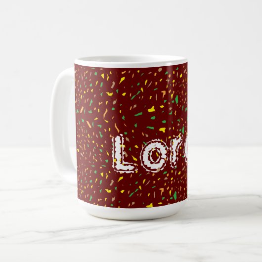 Mug Pièces de Terrazzo (Devant gauche)