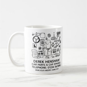 Mug Pièces de voiture et pièces de voiture promotionne