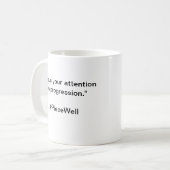 Mug PieceWellQuote (Devant gauche)