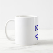 Mug Pied-de-biche bleu de tueur (Gauche)