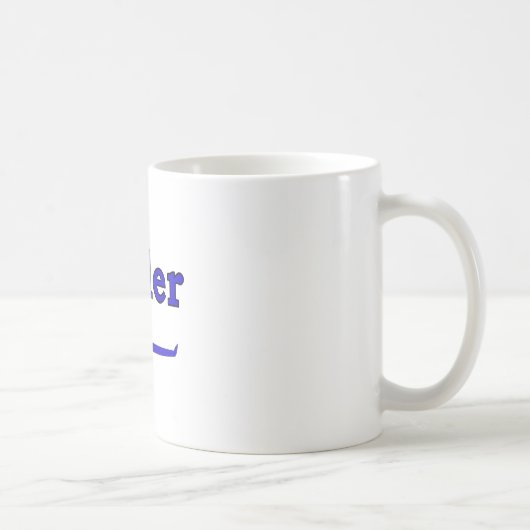 Mug Pied-de-biche bleu de tueur (Droite)