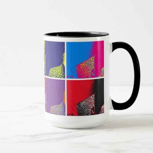 Mug Pied sur un style de selles (Droite)