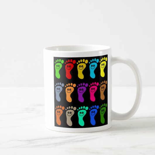 Mug Pieds colorés (Droite)