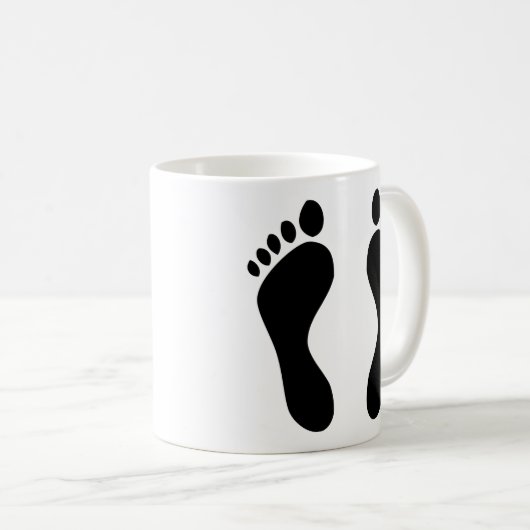 Mug pieds de pas (Devant droit)