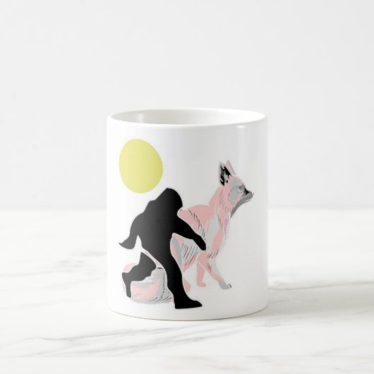 Mug Pieds nus et animaux paranormal (Centre)