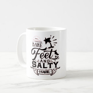 MUG PIEDS NUS ET CHEVEUX SALÉS - AMATEUR DE PLAGE