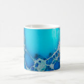 Mug Pierre curative bleue tropicale lumineuse de jaspe (Centre)
