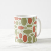 Mug Pierre de cailloux de mer vert beige et marron Abs (Devant droit)