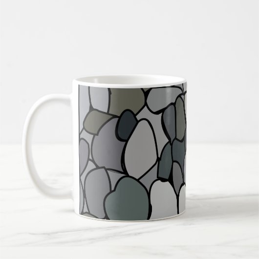 Mug Pierre de galets moderne (Gauche)