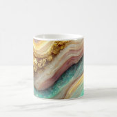 Mug Pierre de Géode Pastel rose Turquoise Agate (Centre)