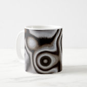Mug Pierre de jaspe noir et blanc (Devant gauche)