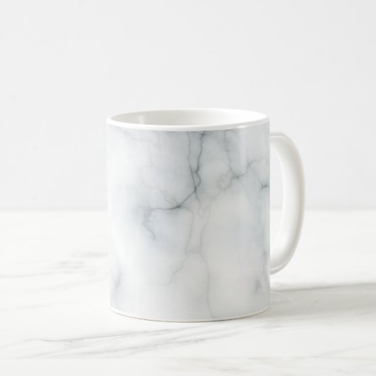 Mug pierre de marbre blanc (Devant droit)