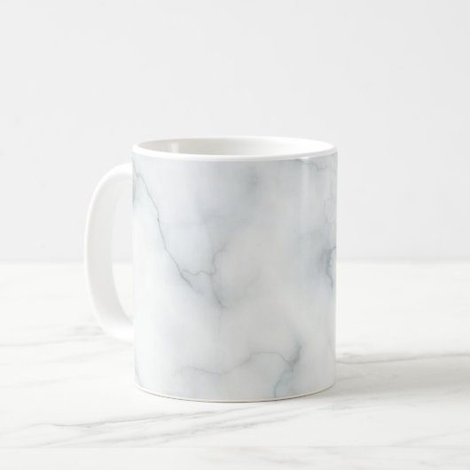 Mug pierre de marbre blanc (Devant gauche)