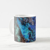 Mug Pierre de marbre bleu élégant (Devant gauche)