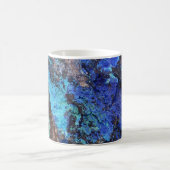 Mug Pierre de marbre bleu élégant (Centre)
