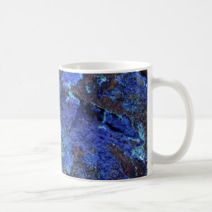 Mug Pierre de marbre bleu élégant