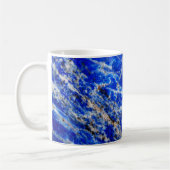 Mug Pierre de marbre bleu moderne et chic (Gauche)