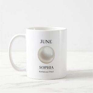 Mug Pierre de naissance de juin Nom d'anniversaire Per