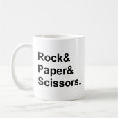 Mug Pierre Feuille Ciseaux | Jeu de Hasard (Gauche)