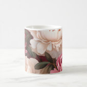 Mug Pierre florale rose et blanc (Centre)
