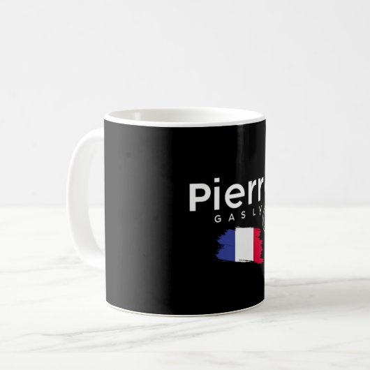 Mug Pierre Gasly, formule 1, pilote de course (Devant gauche)