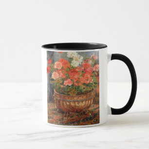 Mug Pierre géraniums de Renoir un dans un bassin de