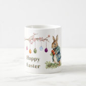 Mug Pierre le lapin de Pâques OEufs de Pâques Joyeux P (Centre)