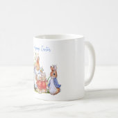 Mug Pierre le lapin Joséphine lapin Joyeux Pâques (Devant droit)